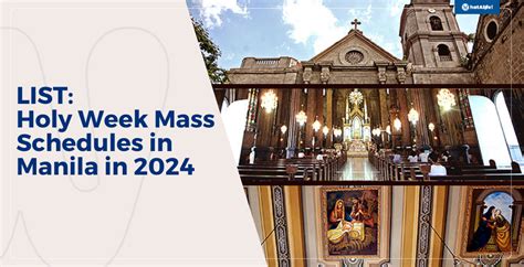 manila cathedral mass schedule 2024|2024 The Manila Cathedral Mass Schedule.